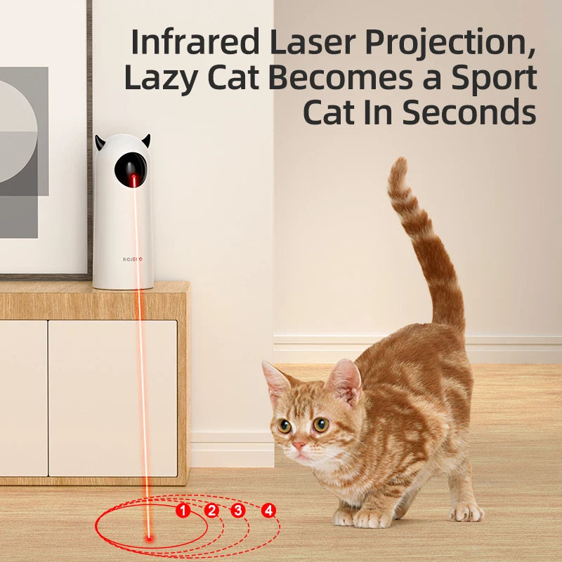 Automatic Interactive Cat Toy: Smart LED Laser Teaser