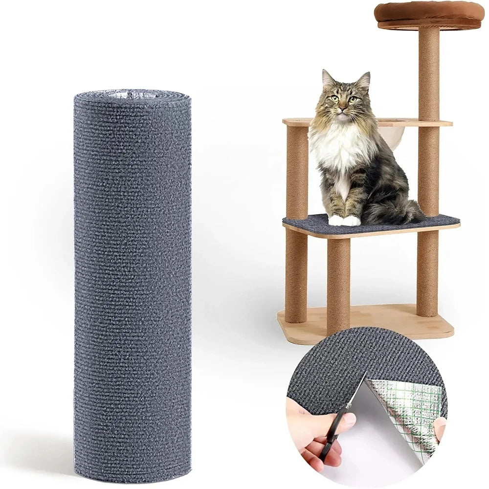 Anti Cat Scratch Sofa Mat: Self-Adhesive Carpet and Climbing Frame