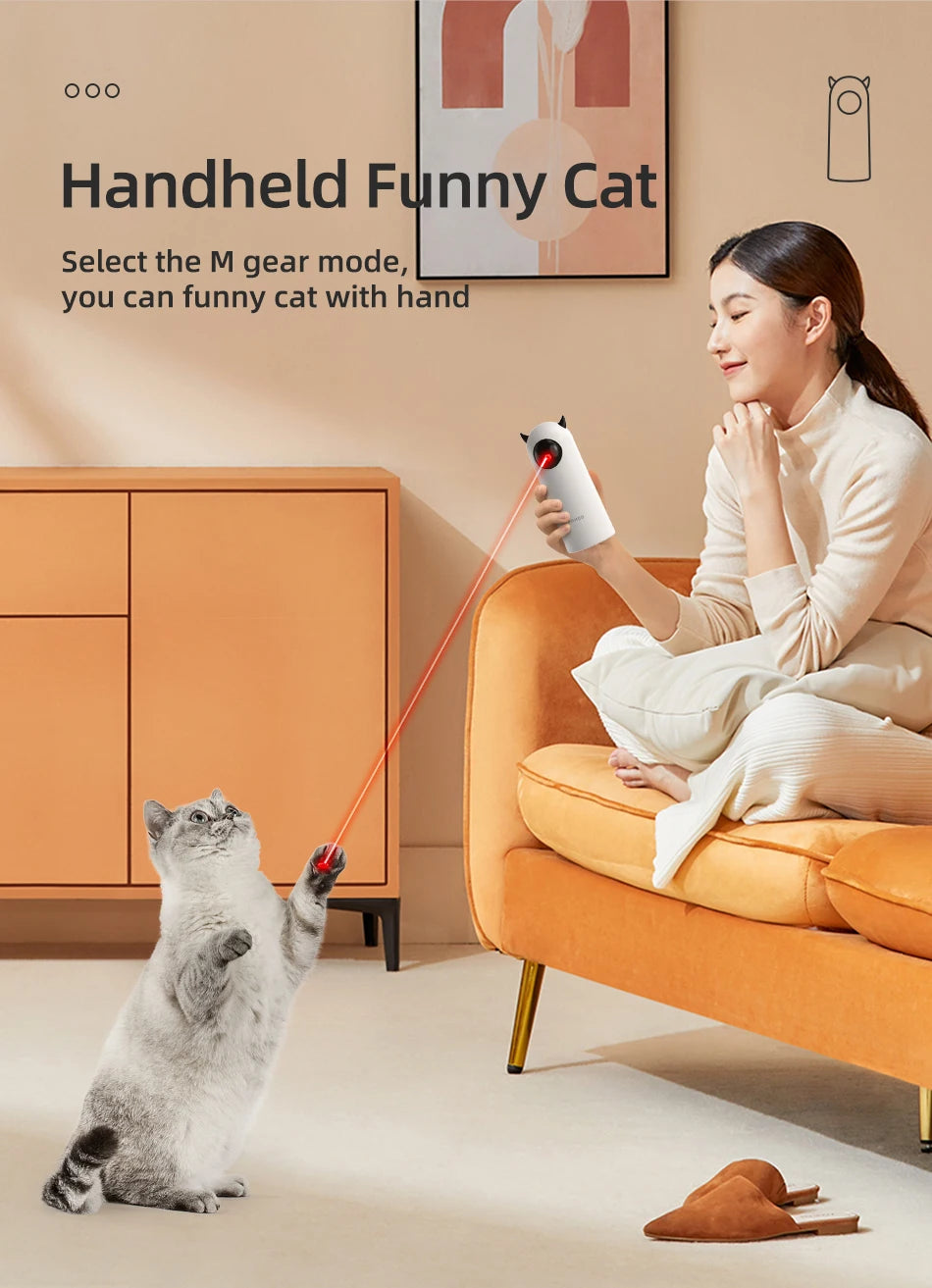 Automatic Interactive Cat Toy: Smart LED Laser Teaser