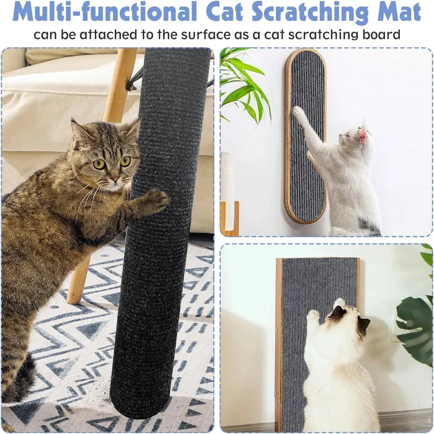 Anti Cat Scratch Sofa Mat: Self-Adhesive Carpet and Climbing Frame