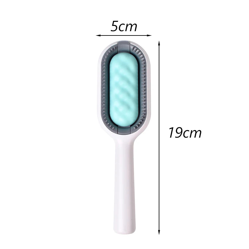 Double-Sided Pet Hair Removal Brush for Cats and Dogs