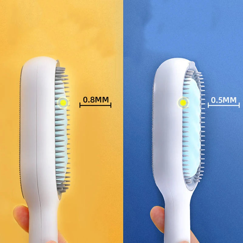 Double-Sided Pet Hair Removal Brush for Cats and Dogs