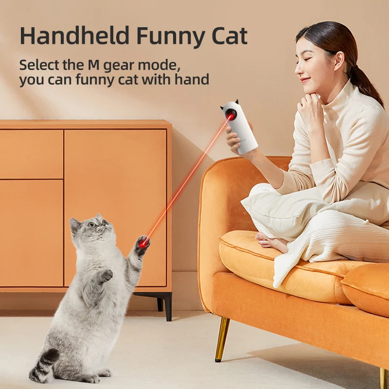 Automatic Interactive Cat Toy: Smart LED Laser Teaser